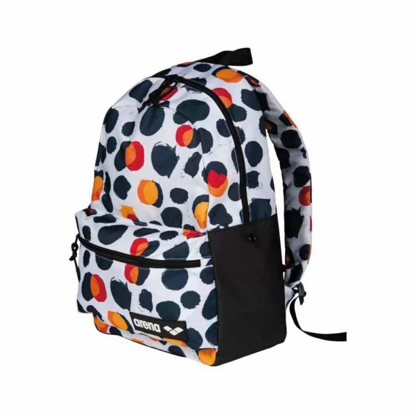 Arena Team 30 Allover Rucksack Weiß – Dunkelblau – Rot – Gelb – Schwarz 1