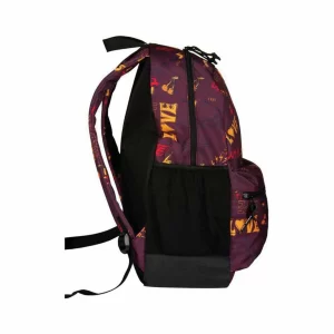 Arena Team 30 Allover Rucksack Bordeaux Rot – Gelb – Rot – Schwarz 18