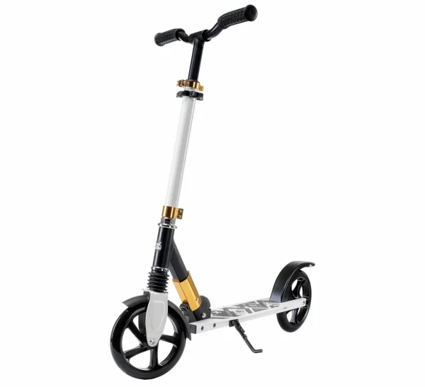 Coolslide Tokyo Stunt Scooter Roller Schwarz – Weiß – Gold 1