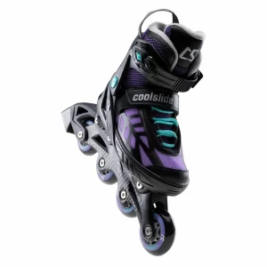 Coolslide Wonton Inline Skates Für Kinder (verstellbar) Schwarz – Violett 7