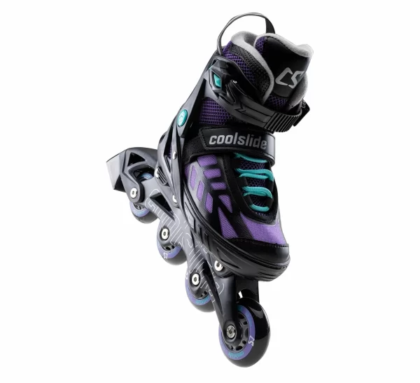 Coolslide Wonton Inline Skates Für Kinder (verstellbar) Schwarz – Violett 3