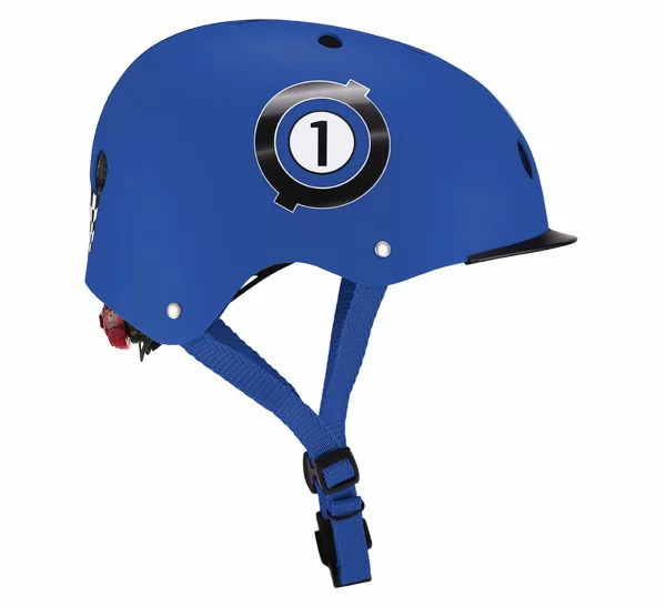 Globber Elite Lights Helme Blau – Schwarz – Weiß 1