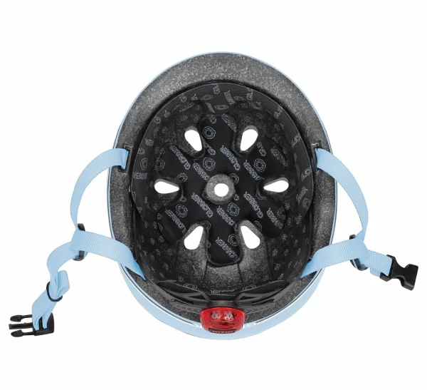 Globber Go Up Lights Kinderhelm Hellblau 6