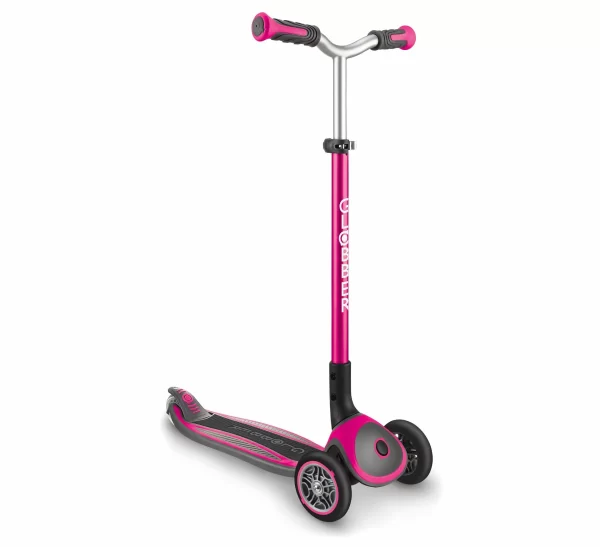 Globber Master Foldable Tri-Scooter Rosa – Schwarz 1