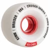 Globe Bruiser Skateboard Räder 62mm (4-pack) Weiß – Rot 7