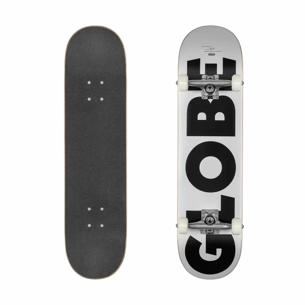 Globe G0 Fubar Skateboard Weiß – Schwarz 1