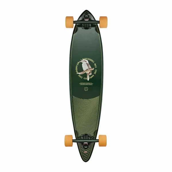 Globe Pintail 37 Longboard Grün – Gelb – Grau 3