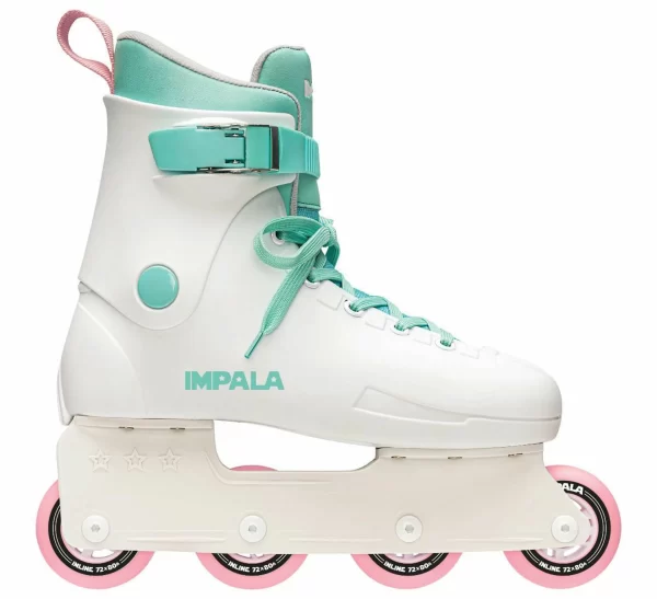 Impala Lightspeed Inline Skate Senior Weiß – Grün – Rosa 1