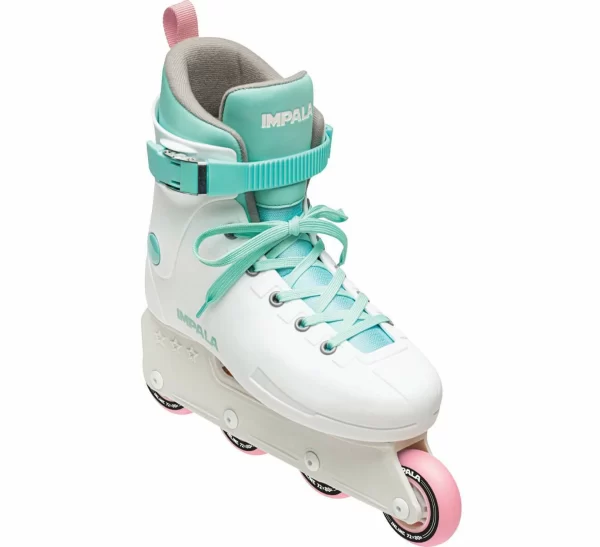 Impala Lightspeed Inline Skate Senior Weiß – Grün – Rosa 3