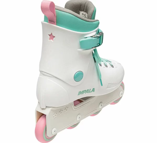 Impala Lightspeed Inline Skate Senior Weiß – Grün – Rosa 4