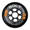 K2 Bolt 100mm Räder (4-pack) Schwarz – Silber – Orange 5