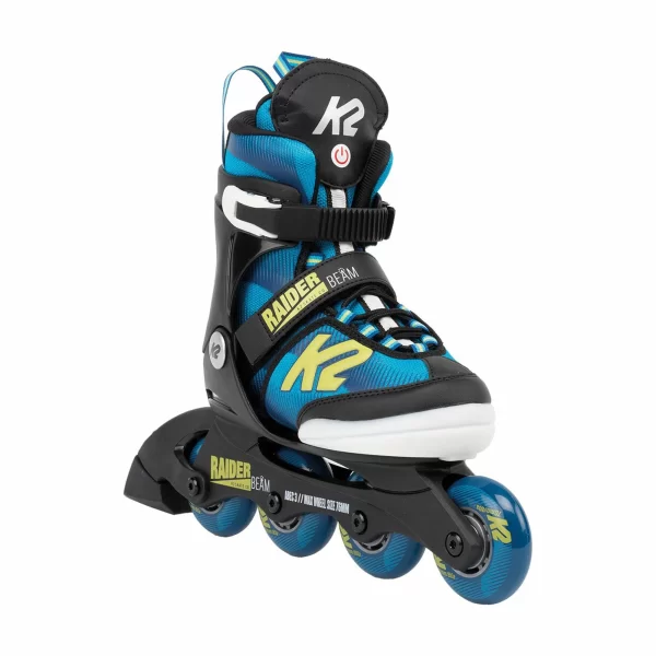 K2 Raider Beam Skates Kinder Blau – Schwarz – Gelb 1