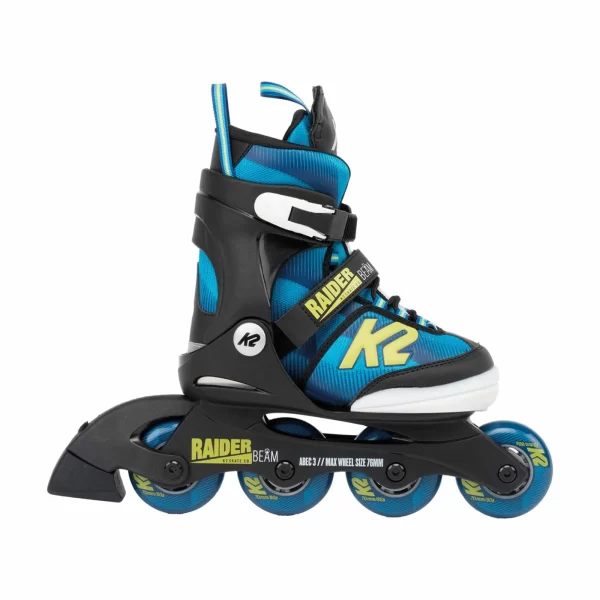 K2 Raider Beam Skates Kinder Blau – Schwarz – Gelb 3