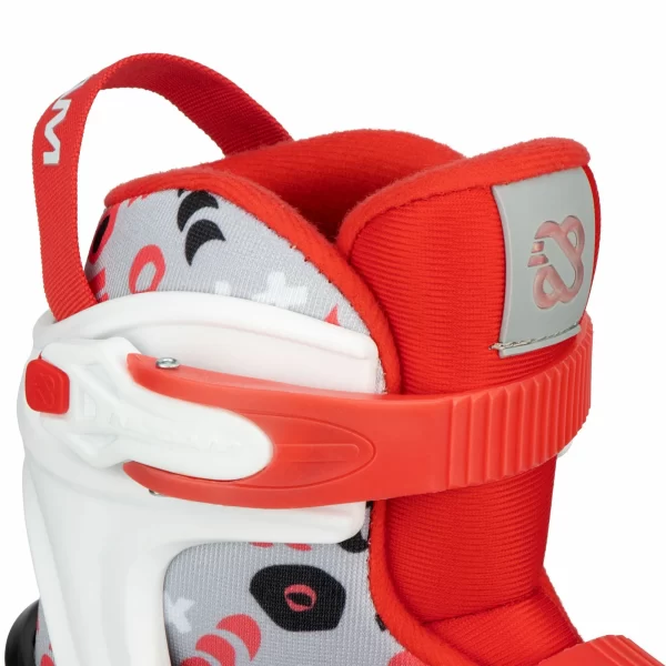 Nijdam 3-in-1 Street Shift Skate Kinder (verstellbar) Schwarz – Rot – Grau 6