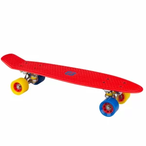Nijdam FlipGrip Sunset Cruiser Skateboard Rot – Blau – Gelb 8
