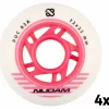 Nijdam Inline Skate Räder 72mm (4-pack) Weiß – Rosa 10