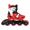 Nijdam Rad Racer Skate Kinder (adjustable) Rot – Schwarz – Weiß 16