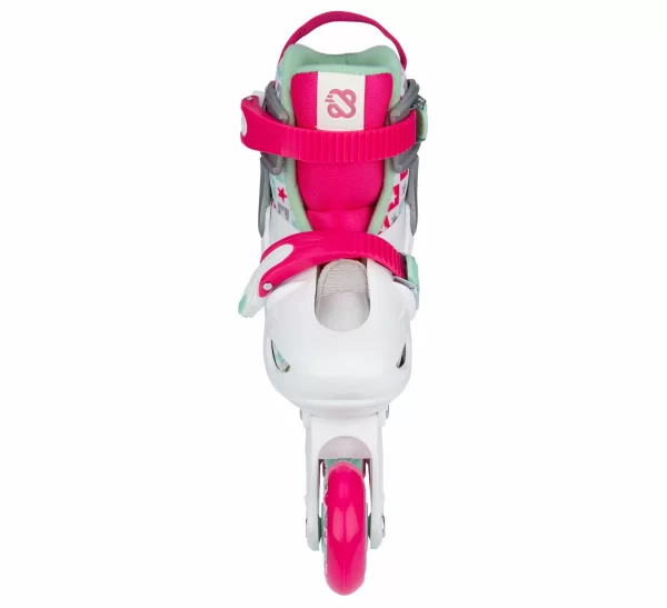 Nijdam Sk8 Star Skate Kinder Rosa – Mint Grün – Grau – Weiß 3