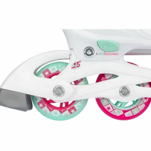 Nijdam Sk8 Star Skate Kinder Rosa – Mint Grün – Grau – Weiß 13