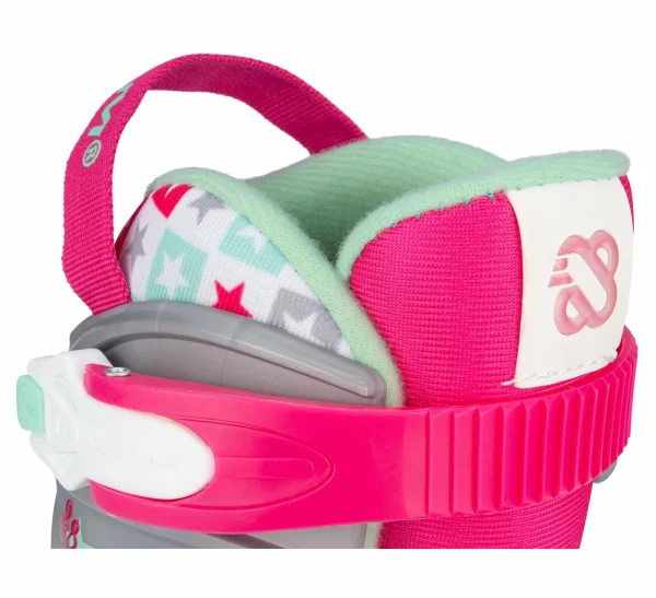 Nijdam Sk8 Star Skate Kinder Rosa – Mint Grün – Grau – Weiß 6