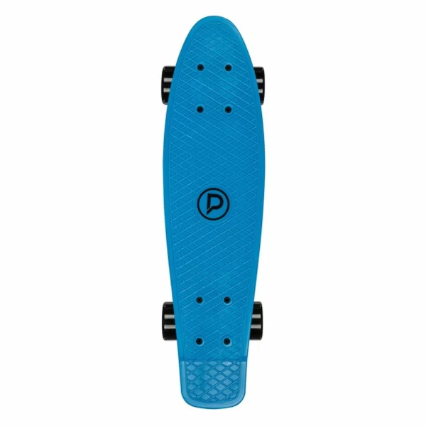 Playlife Vinyl 22″ Cruiser Skateboard Blau – Schwarz 1