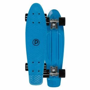 Playlife Vinyl 22″ Cruiser Skateboard Blau – Schwarz 12
