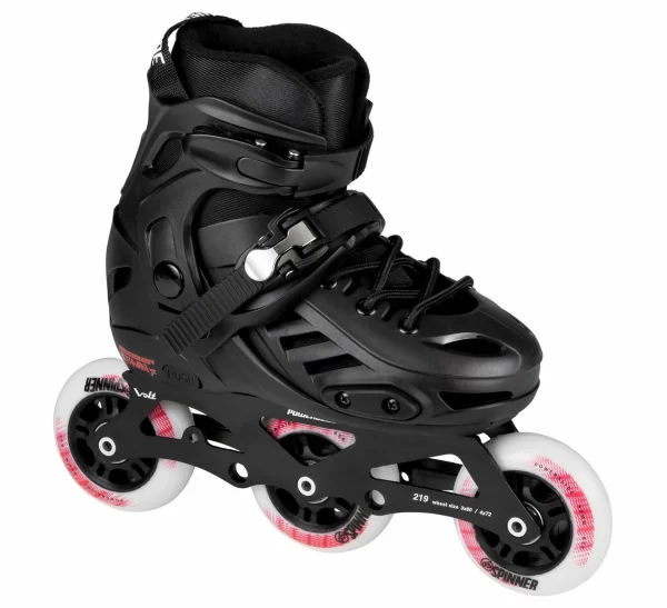 Powerslide Khaan Pro Skates Kinder (verstellbar) Schwarz 3