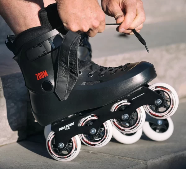 Powerslide One Urban Zoom Skates Schwarz – Rot 5
