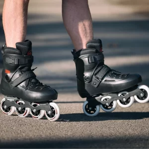 Powerslide One Urban Zoom Skates Schwarz – Rot 18