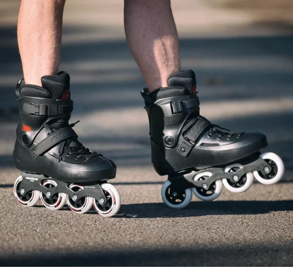 Powerslide One Urban Zoom Skates Schwarz – Rot 6
