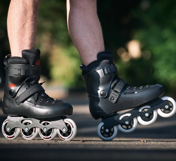 Powerslide One Urban Zoom Skates Schwarz – Rot 8