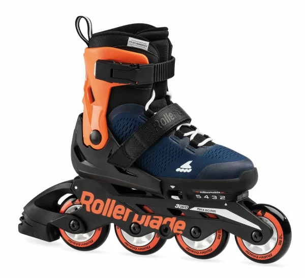 Rollerblade Microblade Skate Kinder (verstellbar) Schwarz – Orange 3