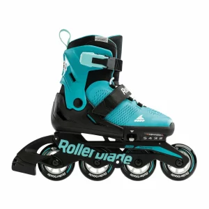 Rollerblade Microblade Skates Kinder Schwarz – Blau – Weiß 10