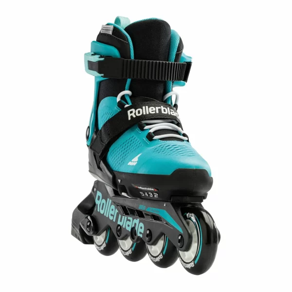 Rollerblade Microblade Skates Kinder Schwarz – Blau – Weiß 5
