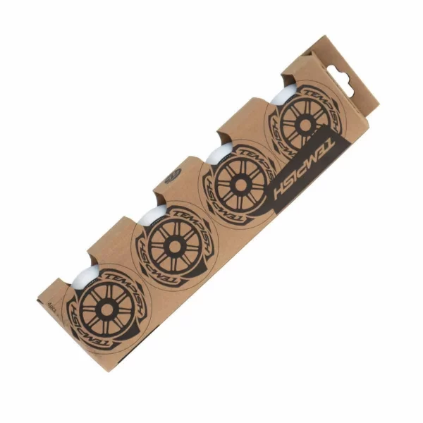 Tempish Radical 84mm Räder (4-pack) Weiß – Schwarz – Rot 1