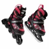 Zandstra 2-in-1 Schlittschuhe/Skate Combo Junior (verstellbar) Rot – Schwarz – Silber 11